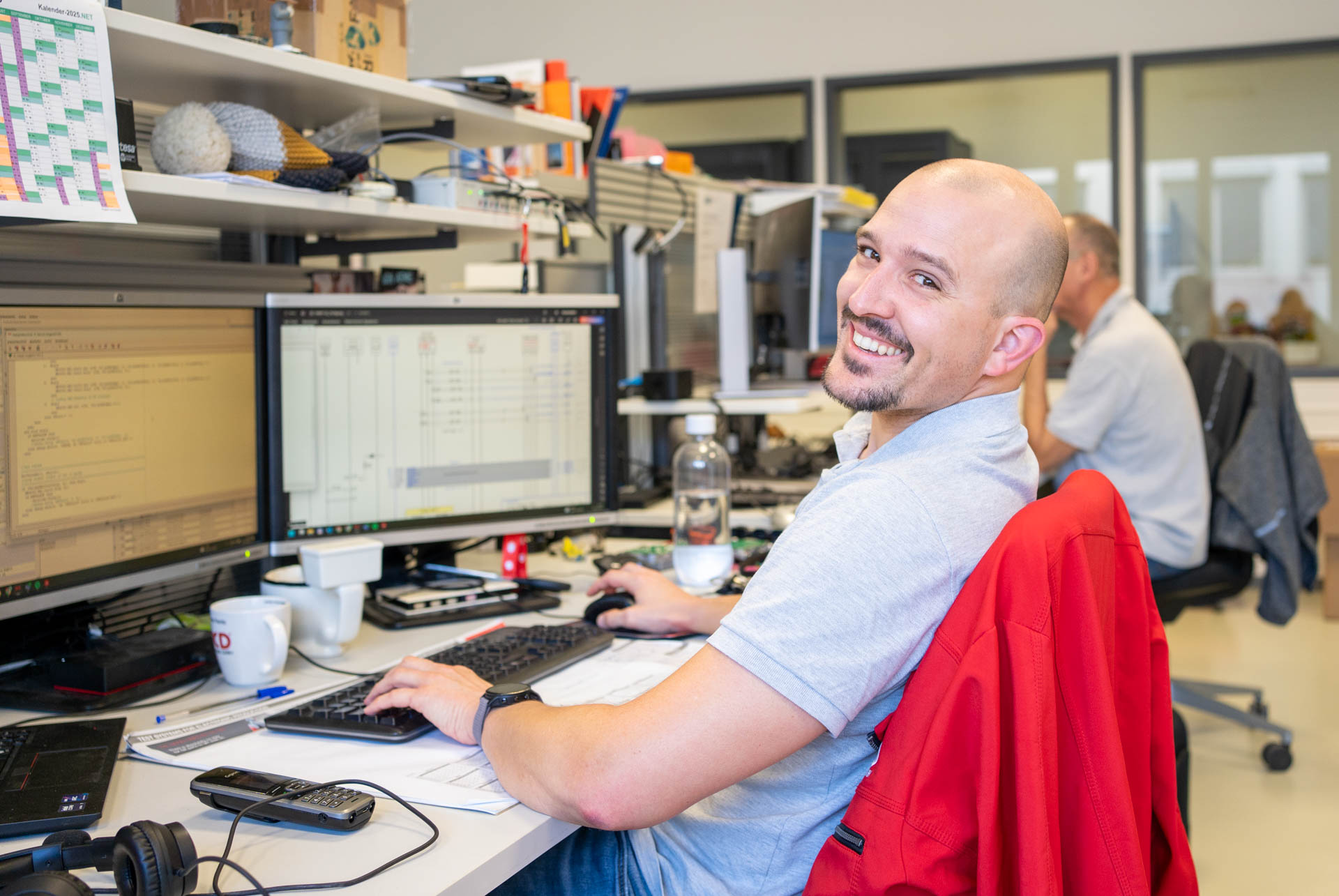 Hannes Panitz at work